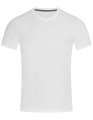 Heren T-shirt V Hals Stedman Clive ST9610 White